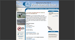 Desktop Screenshot of cityofportaransas.org